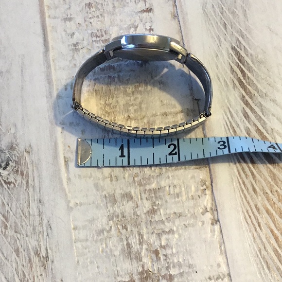 Zuni turquoise/ sterling watch band and watch - Picture 3 of 5